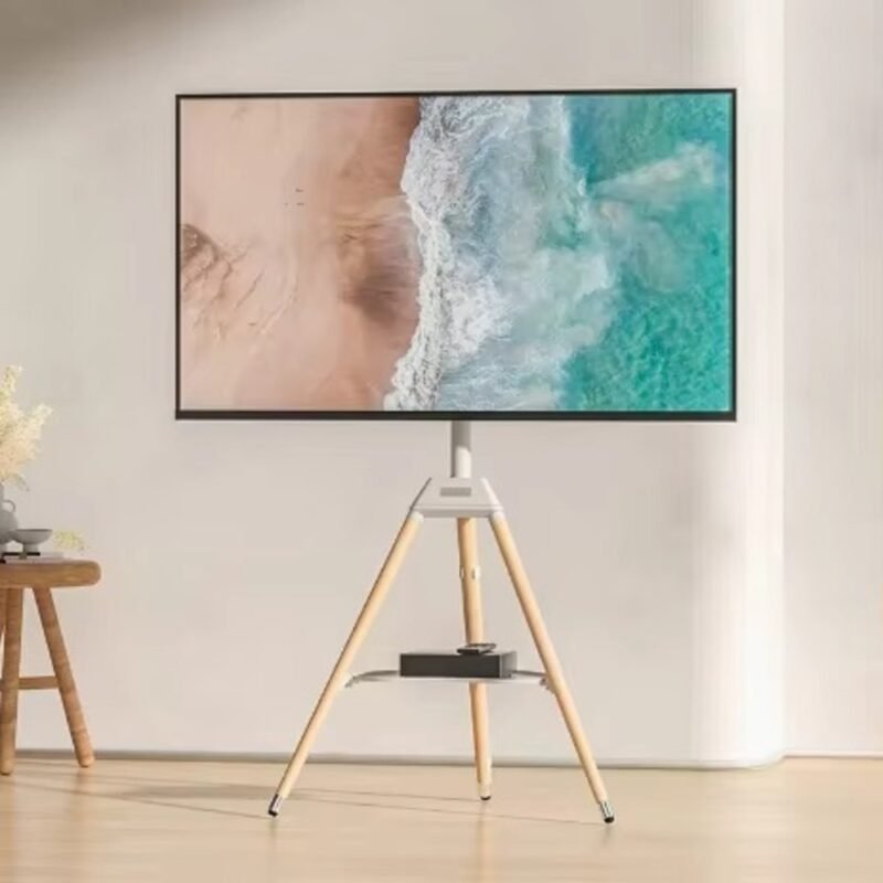 beetec tripod tv stand white