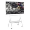 BEETEC four-legged mobile tv stand white